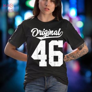 Original vintage style of it?s my 46th Birthday Shirt