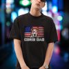 Patriotic American Eskimo Dad American Flag 4th Of July Shirt