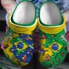Brazil Flag Personalized Clogs Shoes With Your Name