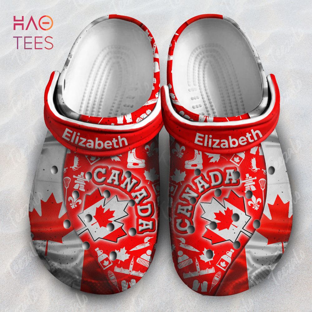 Canada Flag Mix Symbols Personalized Clogs Shoes Canada Flag Mix Symbols Personalized Clogs Shoes