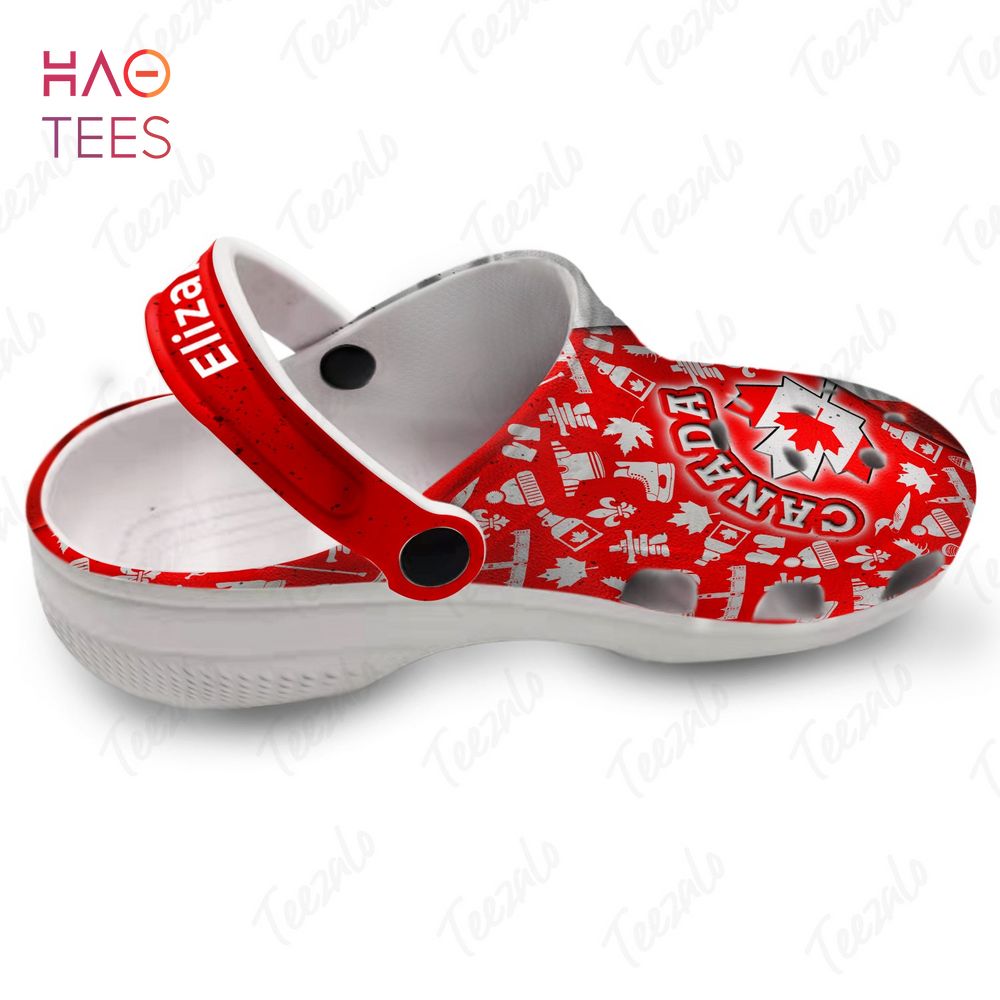 Canada Flag Mix Symbols Personalized Clogs Shoes Canada Flag Mix Symbols Personalized Clogs Shoes