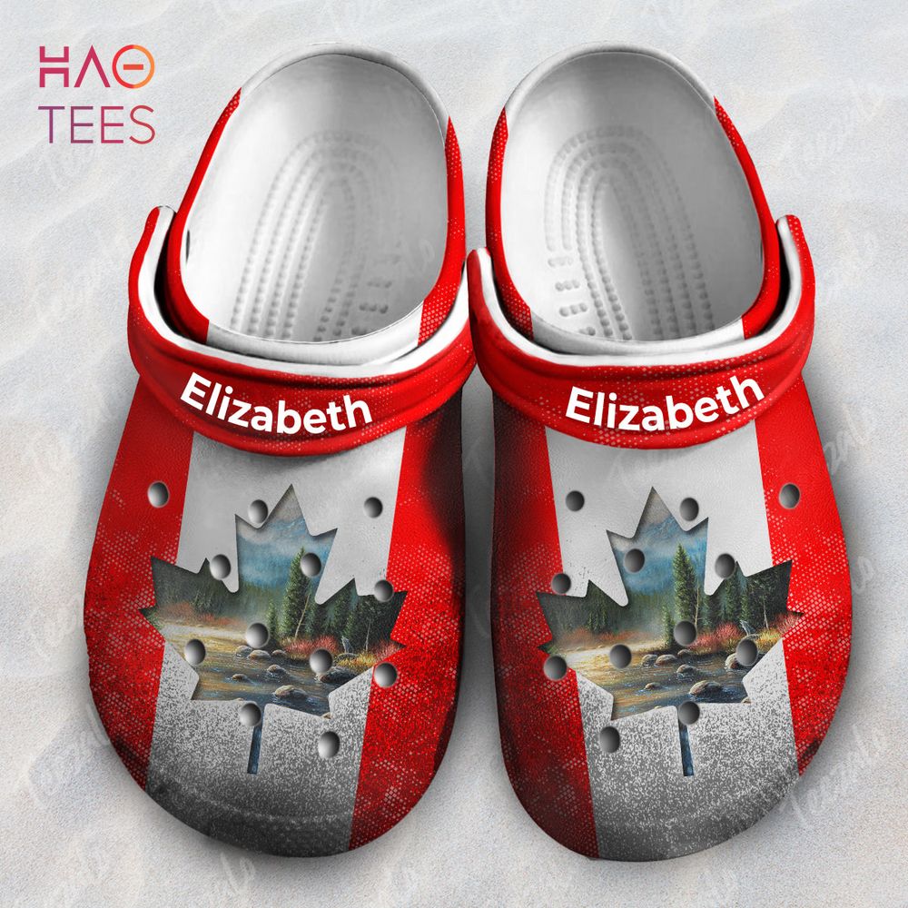 Canada Flag Scenery In Symbol Personalized Clogs Shoes Canada Flag Scenery In Symbol Personalized Clogs Shoes