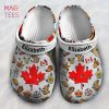 Canada Personalized Clogs Shoes With A Half Flag