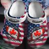 Canada With Symbols Clogs Shoes