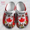 Canadian Foot Bones Personalized Clogs Shoes For Halloween, Canada Clogs Shoes