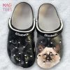 Cat Personalized Clogs Shoes With Zipper Leopard