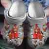 Chicken Leopard Zipper Personalized Clogs Shoes For Chicken Lovers