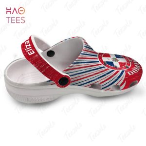 Circle Dominican Flag Symbols Personalized Clogs Shoes