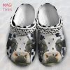 Cow Face Cartoon Personalized Clogs Shoes