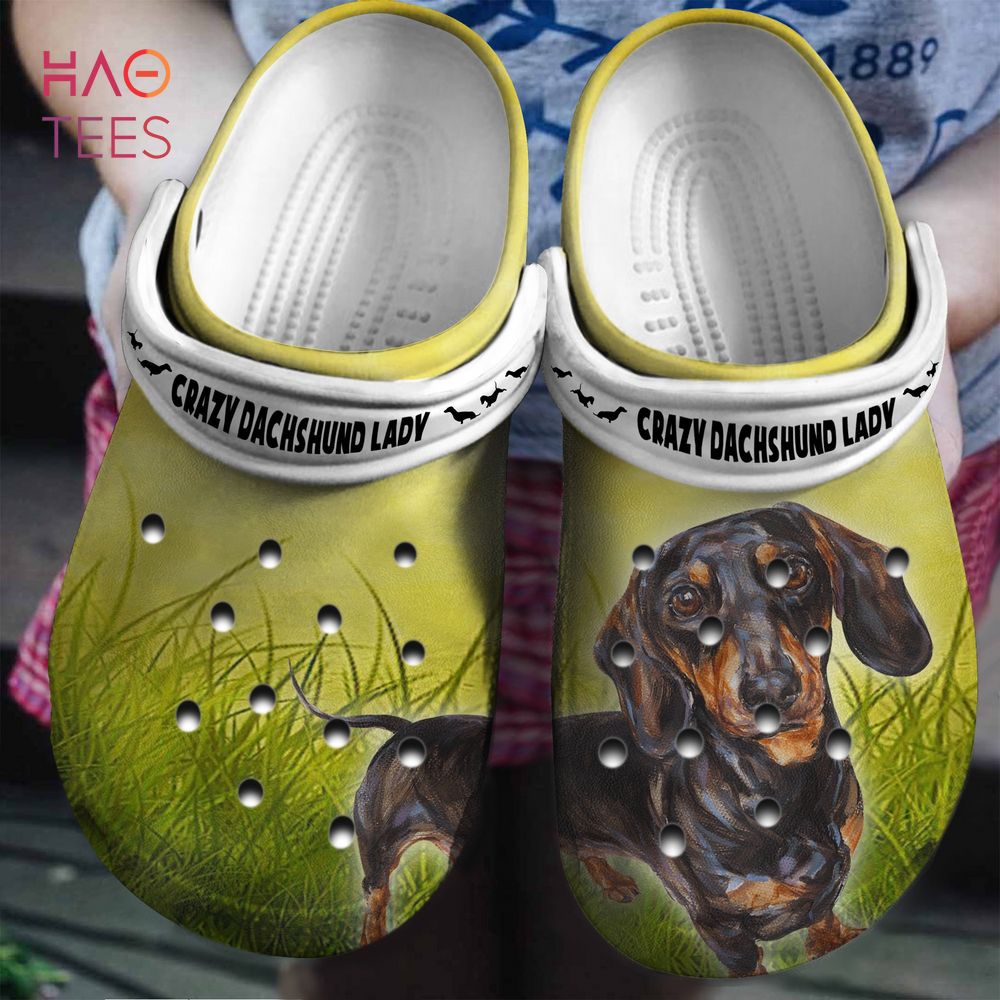 Crazy Dachshund Lady Clogs Shoes, Gift for Dachshund Lovers Crazy Dachshund Lady Clogs Shoes, Gift for Dachshund Lovers