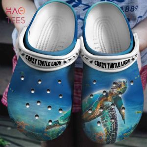 Crazy Turtle Lady Clogs Shoes, Gift for Turtle Lovers