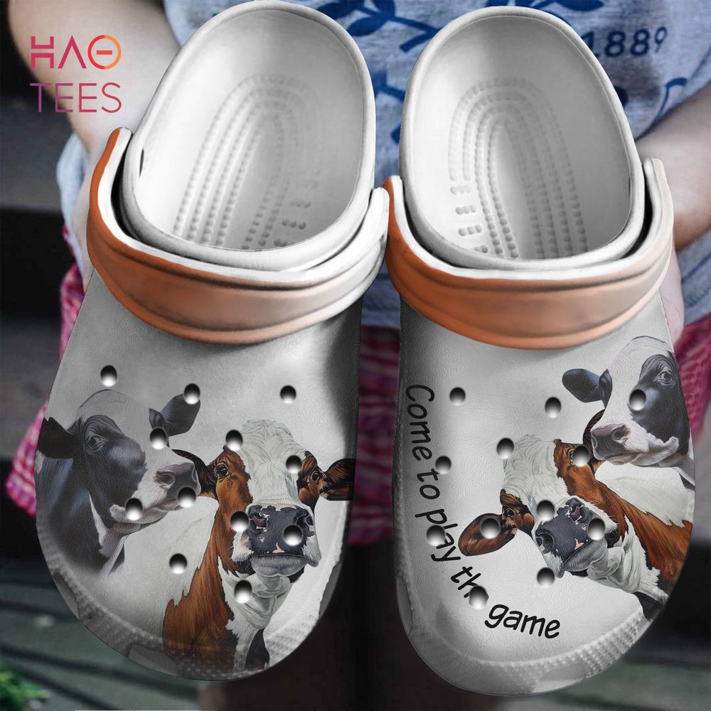 Cute Cow Clogs Shoes Come To Play The Game Cute Cow Clogs Shoes Come To Play The Game