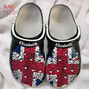 DNA UK Flag UK Gift Personalized Clogs Shoes