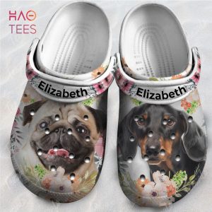 Dog Personalized Clogs Shoes Women, Dog Lovers Gift For Her
