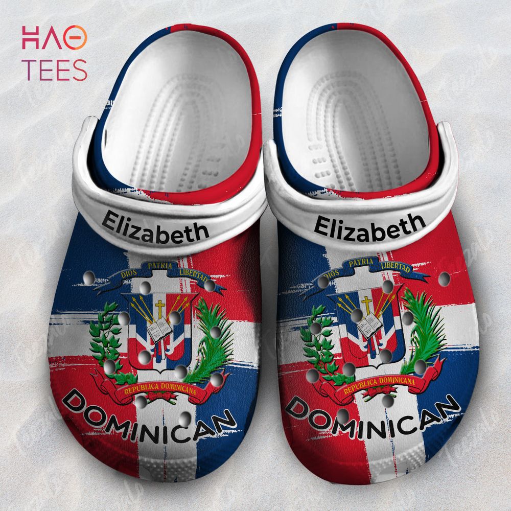 Dominican Flag Dominican Pride Gift Personalized Clog Shoes Dominican Flag Dominican Pride Gift Personalized Clog Shoes