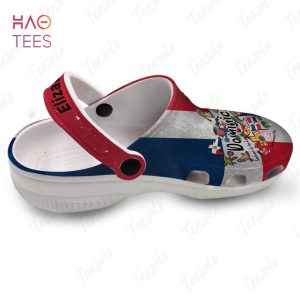 Dominican Flag Heart With Symbols Custom Your Name Clogs Shoes