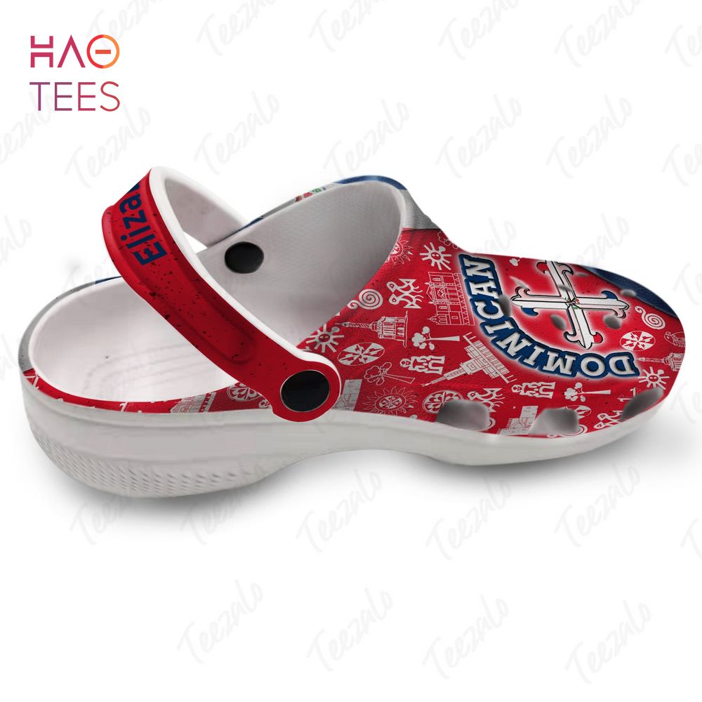Dominican Flag Mix Symbols Personalized Clogs Shoes Dominican Flag Mix Symbols Personalized Clogs Shoes