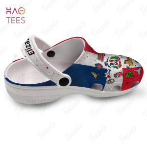 Dominican Flag Symbols Personalized Clogs Shoes