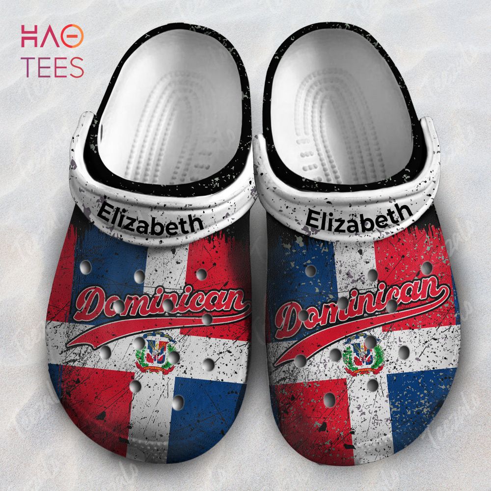 Dominican In Dominican Flag Personalized Clogs Shoes