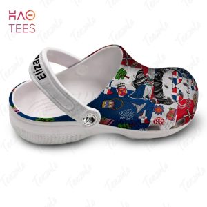 Dominican Life Flag Symbol Personalized Clogs Shoes