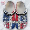 Dominican Personalized Clogs Shoes With A Half Flag
