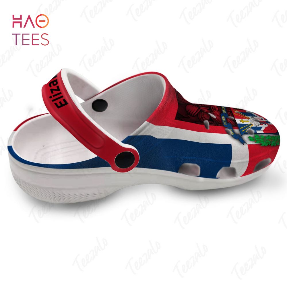 Dominican Roots Flag Heritage Personalized Clogs Shoes Dominican Roots Flag Heritage Personalized Clogs Shoes