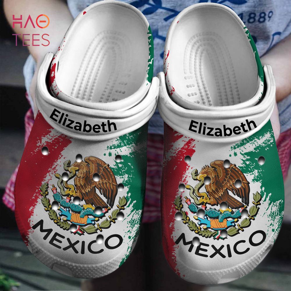 Eagle And Snake Mexico Flag Mexican Pride Gift Personalized Clog Shoes