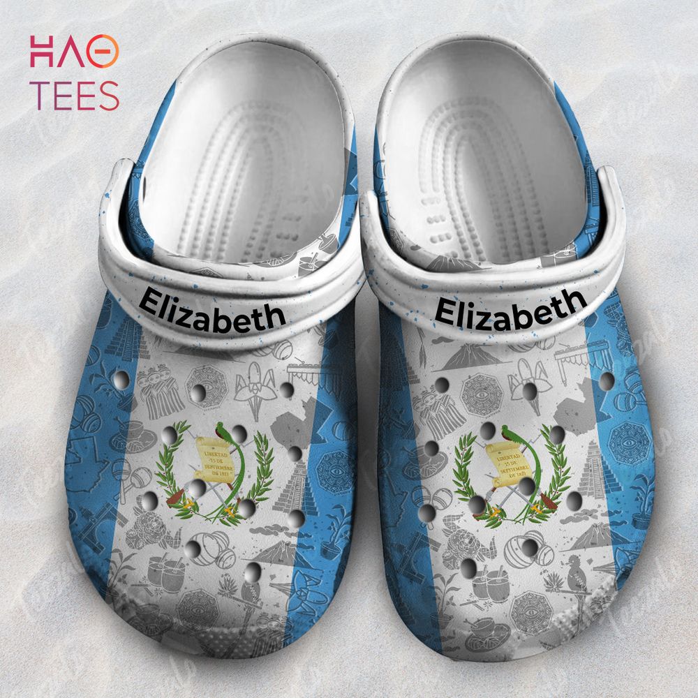 Guatemala Flag Personalized Clogs Shoes With Your Name