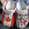Half Irish Flag Half Irish Symbols Clogs Shoes