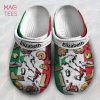 Italy Flag Symbol Clogs Shoes