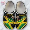 Jamaica Flag Bleached Personalized Clog Shoes