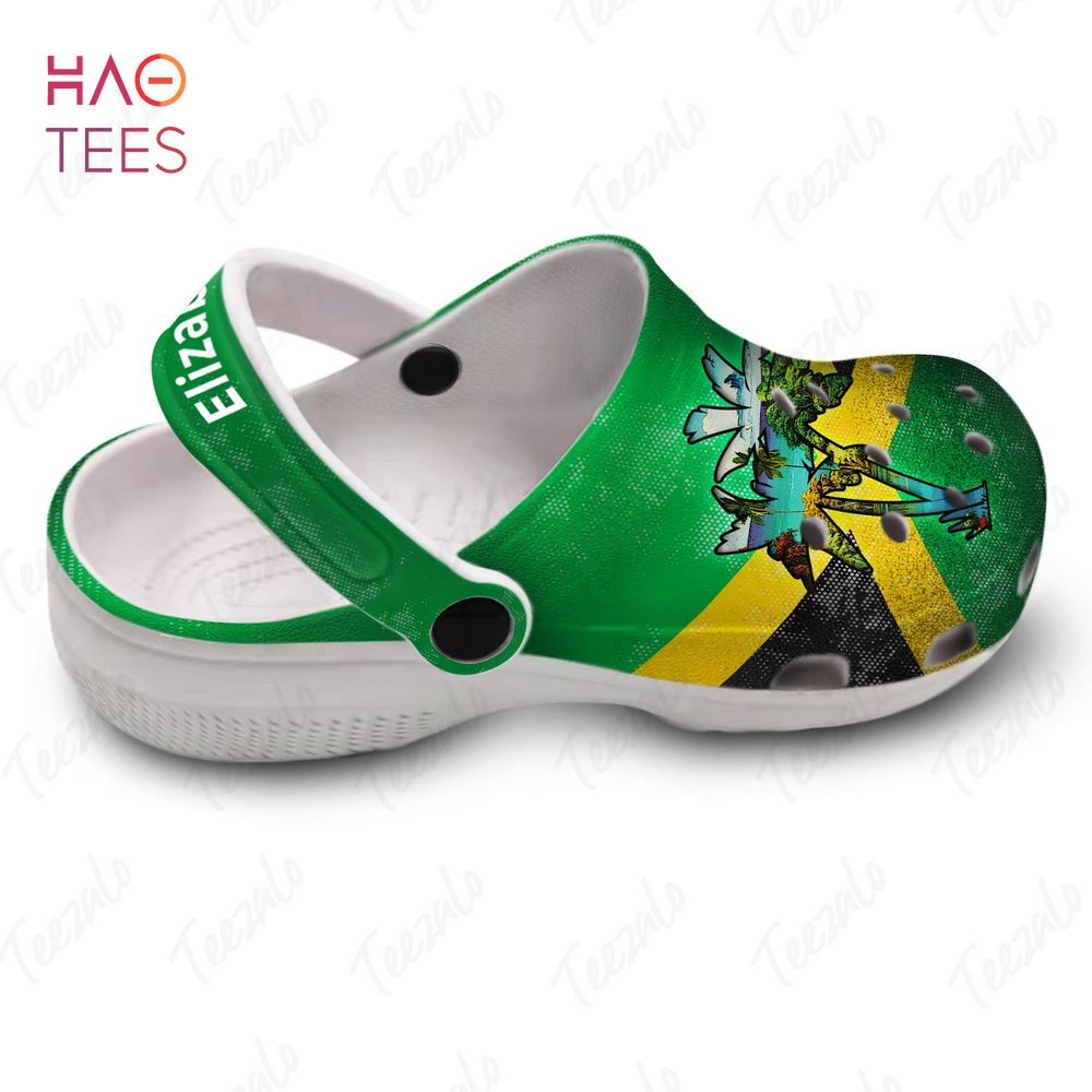 Jamaica Flag Scenery In Symbol Personalized Clogs Shoes