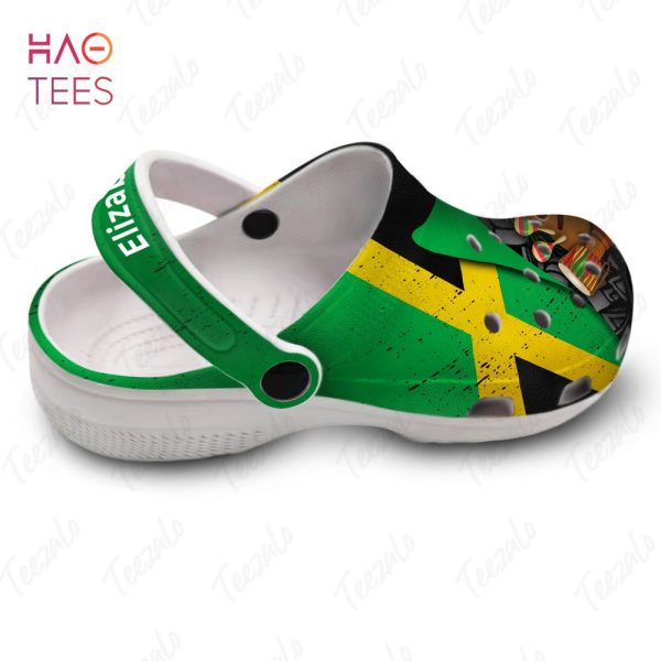 Jamaica Flag Symbols Colorful Personalized Clogs Shoes