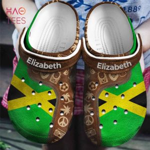 Jamaica Jamaican Flag And Symbols Zipper Personalized Clogs Shoes