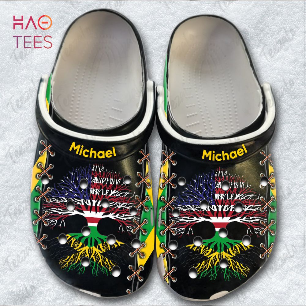 American 2024 flag clogs