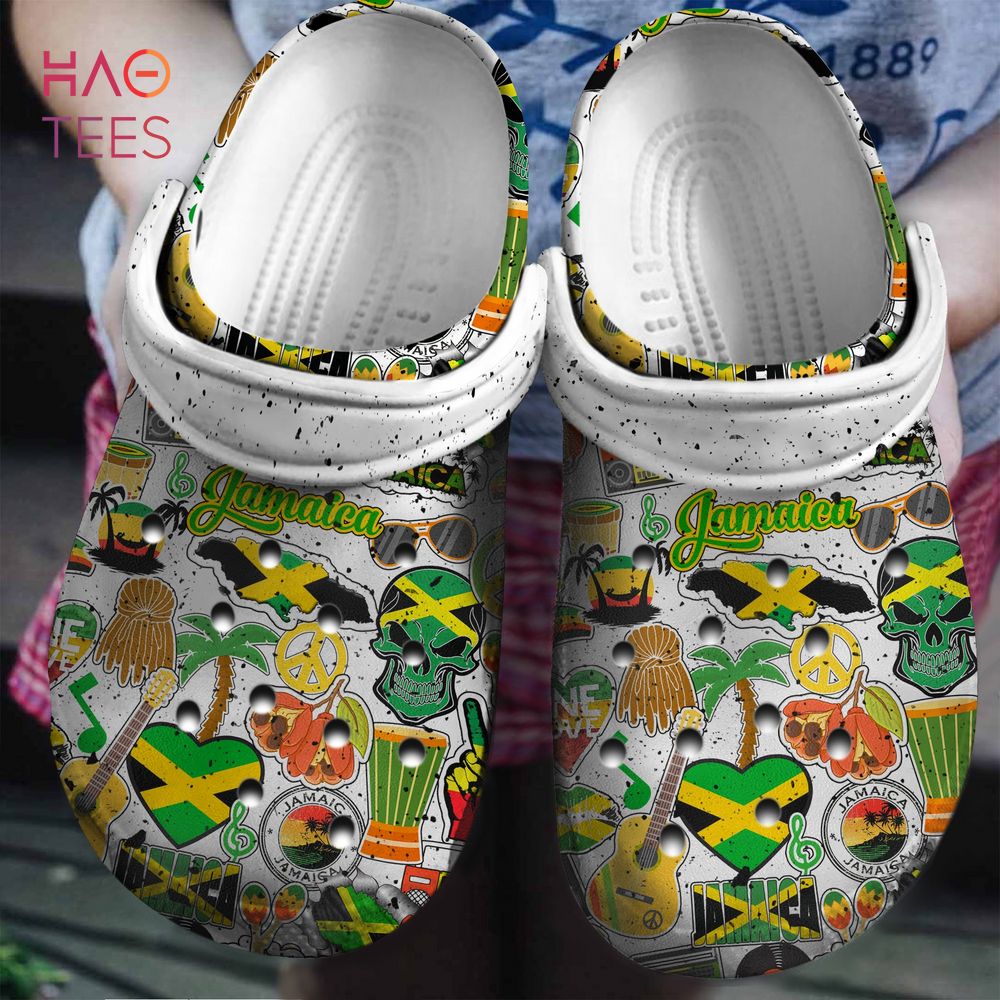 Jamaican Symbols Clogs Shoes