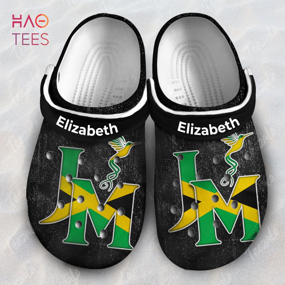 JM Jamaica Flag Symbol Personalized Clogs Shoes
