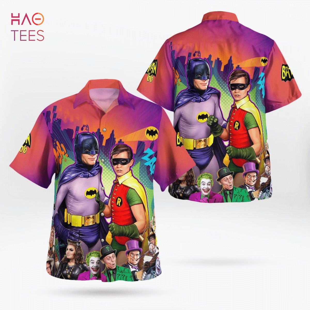 Batman Robin DC Comics Hawaiian Shirt