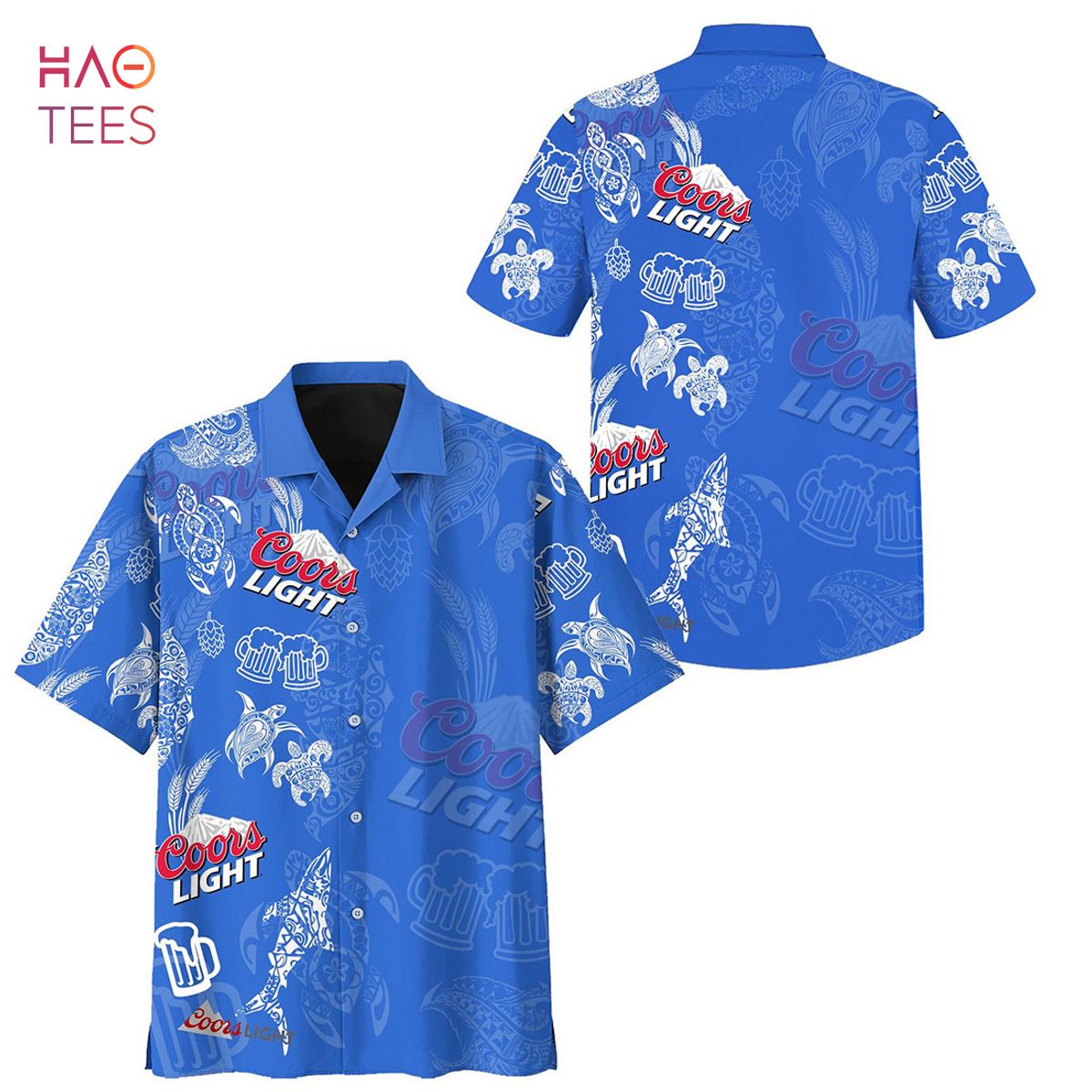 Coors Light Hawaiian Shirt Gift For Beach Trip