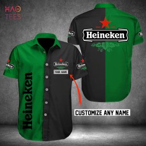 NEW Heineken Custom Name Hawaiian Shirt