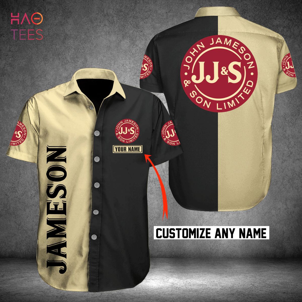 BEST Jameson Whiskey Custom Name Hawaiian Shirt