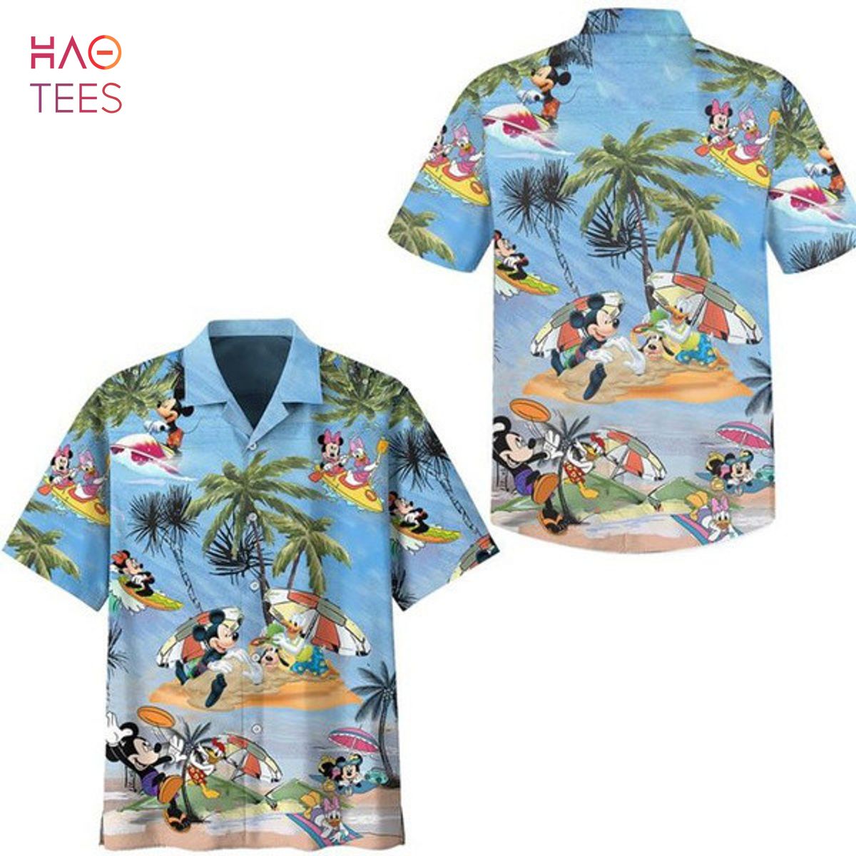 Mickey Mouse & Friends Summer Time Hawaiian Shirt