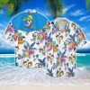 Peanuts Snoopy Peanut Beagle And His Friend Yellow Hawaii Tshirt