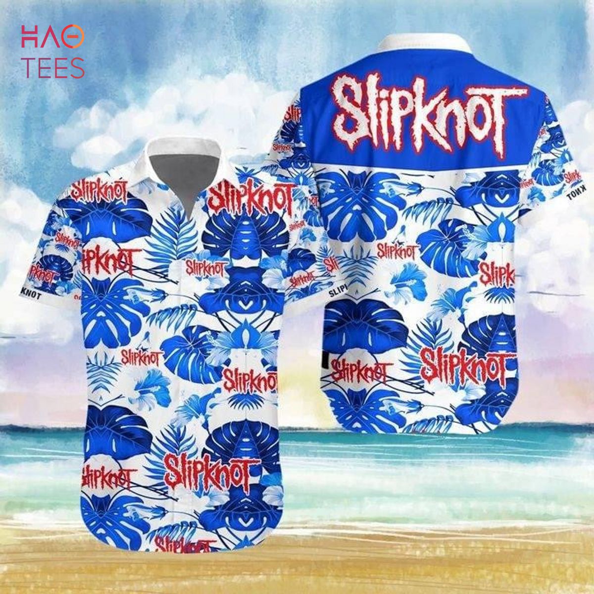 NEW Slipknot Rock Band Hawaiian Shirt NEW Slipknot Rock Band Hawaiian Shirt