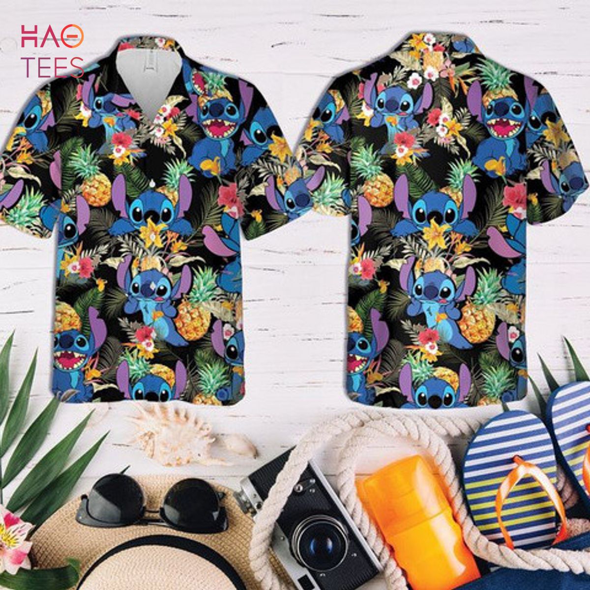 BEST Stitch Disney, Funny Stitch Pineapple Hawaiian Shirt