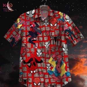 Spider-man Hawaii Shirt Avengers Superhero Tropical Hawaiian 