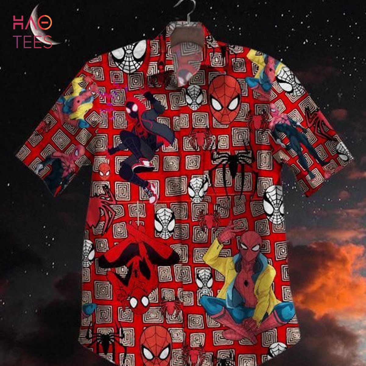 Superhero Avengers Marvel Spider Man Hawaiian Shirt