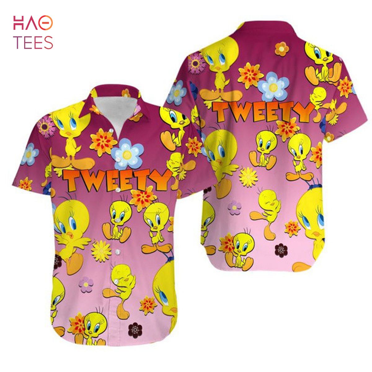 Tweety Bird Looney Tunes, Cute Tweety Hawaiian Shirt