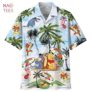 Winnie The Pooh Summer Time, Pooh Bear and Friends Hawaiian
