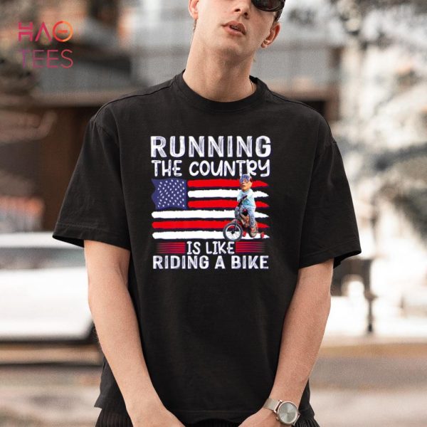 BEST Biden Bicycle Crash Bike Wreck USA RIDIN With Biden Falling Shirt